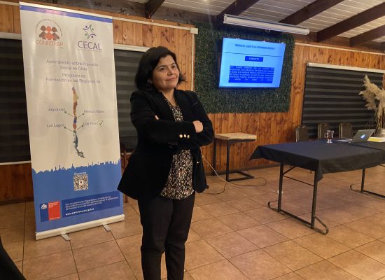 Capacitación en la costa de Valdivia